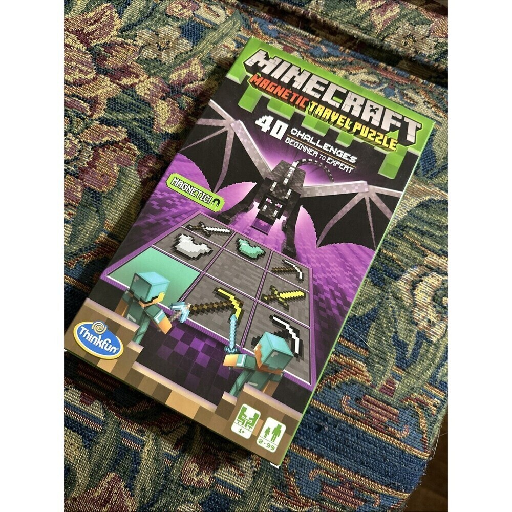 Minecraft Magnetic Travel Puzzle by ThinkFun